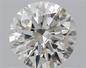 Picture of Natural Diamond 0.70 Carats, Round with Excellent Cut, G Color, I1 Clarity and Certified by GIA