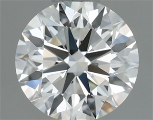 Foto Diamante Natural 0.60 quilates, Redondo , Color H, claridad VVS2 y certificado IGI de