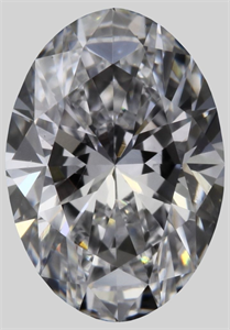 Picture of Natural Diamond 0.50 Carats, Oval with  Cut, D Color, SI1 Clarity and Certified by GIA