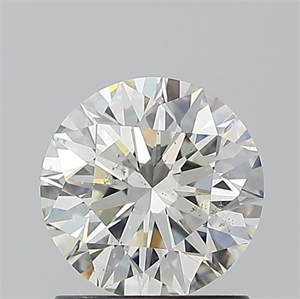 Picture of Natural Diamond 1.20 Carats, Round with Excellent Cut, K Color, SI2 Clarity and Certified by GIA