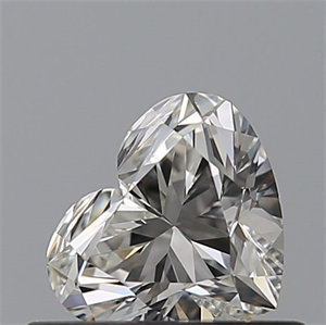Picture of Natural Diamond 0.51 Carats, Heart with  Cut, I Color, VS1 Clarity and Certified by GIA