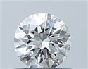 Diamante Natural 0.51 quilates, Redondo , Color H, claridad IF y certificado GIA