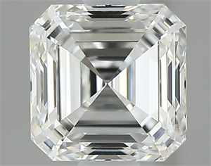Foto Diamante Natural 0.90 quilates, Asscher , Color G, claridad VS2 y certificado GIA de