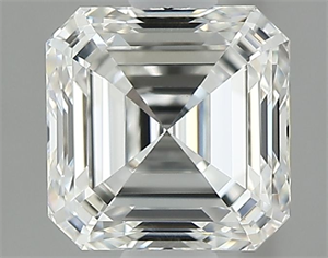 Picture of Natural Diamond 0.90 Carats, Asscher with  Cut, G Color, VS2 Clarity and Certified by GIA