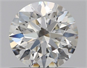 Natural Diamond 0.53 Carats, Round with Excellent Cut, I Color, VS1 Clarity and Certified by GIA