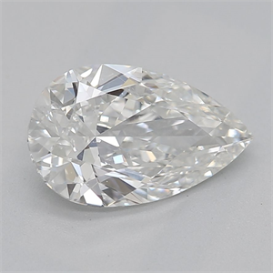 Foto Diamante Natural 0.90 quilates, De pera , Color G, claridad SI1 y certificado GIA de