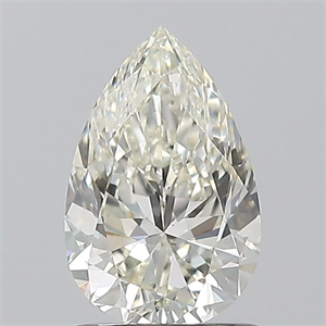 Picture of Natural Diamond 1.01 Carats, Pear with  Cut, I Color, VS2 Clarity and Certified by GIA
