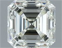 Natural Diamond 2.10 Carats, Asscher with  Cut, J Color, VVS1 Clarity and Certified by IGI