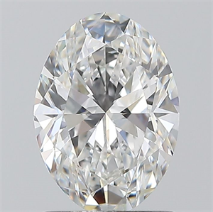 Picture of Natural Diamond 1.21 Carats, Oval with  Cut, E Color, VS1 Clarity and Certified by GIA