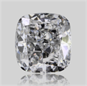 Natural Diamond 0.50 Carats, Cushion with  Cut, D Color, SI1 Clarity and Certified by GIA