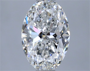 Picture of Natural Diamond 0.70 Carats, Oval with  Cut, F Color, VVS1 Clarity and Certified by GIA