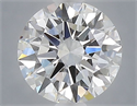 Del inventario de diamantes de laboratorio, 1.10 quilates, Redondo , Color D, claridad VVS2 y certificado IGI