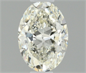 Diamante Natural 0.40 quilates, Ovalado , Color J, claridad VVS1 y certificado IGI