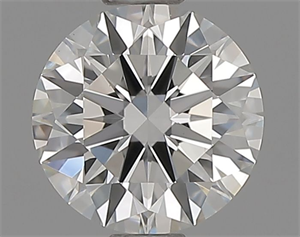 Picture of Natural Diamond 0.70 Carats, Round with Excellent Cut, I Color, VS2 Clarity and Certified by GIA