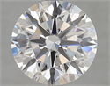 Del inventario de diamantes de laboratorio, 3.00 quilates, Redondo , Color D, claridad VS1 y certificado GIA