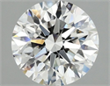 Del inventario de diamantes de laboratorio, 2.08 quilates, Redondo , Color E, claridad VS1 y certificado IGI