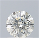 Natural Diamond 0.70 Carats, Round with Excellent Cut, H Color, SI1 Clarity and Certified by GIA