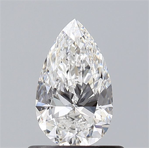 Picture of Natural Diamond 0.60 Carats, Pear with  Cut, E Color, VS2 Clarity and Certified by GIA