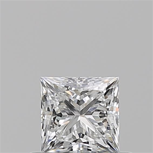 Foto Diamante Natural 0.52 quilates, Princesa , Color F, claridad VS1 y certificado GIA de
