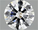 Lab Grown Diamond 1.41 Carats, Round with Ideal Cut, E Color, VS1 Clarity and Certified by IGI