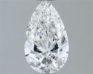 Picture of Natural Diamond 0.71 Carats, Pear with  Cut, F Color, SI1 Clarity and Certified by GIA