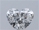 Natural Diamond 0.30 Carats, Heart with  Cut, G Color, IF Clarity and Certified by GIA