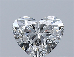 Foto Diamante Natural 0.30 quilates, Corazón , Color G, claridad IF y certificado GIA de