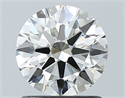 Diamante Natural 1.01 quilates, Redondo , Color J, claridad VS1 y certificado GIA