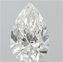 Natural Diamond 1.30 Carats, Pear with  Cut, F Color, SI2 Clarity and Certified by GIA