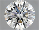 Natural Diamond 1.35 Carats, Round with Excellent Cut, H Color, SI2 Clarity and Certified by GIA