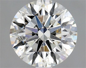 Picture of Natural Diamond 1.35 Carats, Round with Excellent Cut, H Color, SI2 Clarity and Certified by GIA