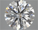 Del inventario de diamantes de laboratorio, 3.66 quilates, Redondo , Color G, claridad VS1 y certificado IGI