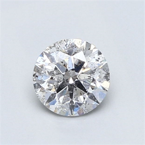 Picture of Natural Diamond 0.71 Carats, Round with Very Good Cut, G Color, I2 Clarity and Certified by GIA