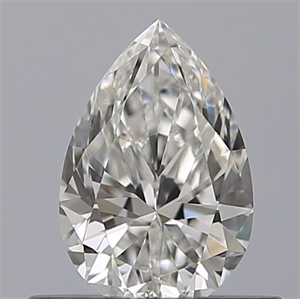 Picture of Natural Diamond 0.41 Carats, Pear with  Cut, F Color, VVS1 Clarity and Certified by GIA