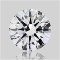 Natural Diamond 0.70 Carats, Round with Excellent Cut, D Color, VVS1 Clarity and Certified by GIA