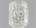 Natural Diamond 0.71 Carats, Radiant with  Cut, I Color, SI1 Clarity and Certified by GIA