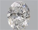 Natural Diamond 0.80 Carats, Oval with  Cut, D Color, VS2 Clarity and Certified by GIA