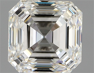 Picture of Natural Diamond 1.70 Carats, Asscher with  Cut, I Color, VVS2 Clarity and Certified by GIA