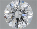 Natural Diamond 4.73 Carats, Round with Excellent Cut, D Color, SI1 Clarity and Certified by GIA