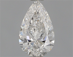Picture of Natural Diamond 0.40 Carats, Pear with  Cut, F Color, I1 Clarity and Certified by GIA