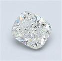 Diamante Natural 1.20 quilates, Del cojín , Color I, claridad VS1 y certificado GIA