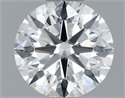 Natural Diamond 0.70 Carats, Round with Excellent Cut, F Color, SI1 Clarity and Certified by IGI