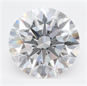 Lab Grown Diamond 5.04 Carats, Round with Ideal Cut, D Color, VVS1 Clarity and Certified by IGI
