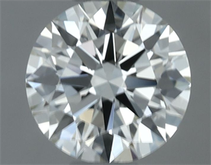 Picture of Natural Diamond 0.50 Carats, Round with Excellent Cut, J Color, VVS1 Clarity and Certified by IGI
