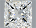 Natural Diamond 2.01 Carats, Princess with  Cut, I Color, VS1 Clarity and Certified by GIA