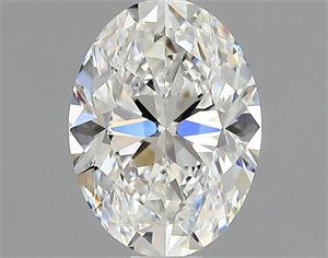 Picture of Natural Diamond 0.76 Carats, Oval with  Cut, F Color, VVS2 Clarity and Certified by GIA
