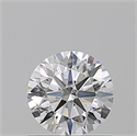 Natural Diamond 0.71 Carats, Round with Excellent Cut, D Color, SI2 Clarity and Certified by GIA