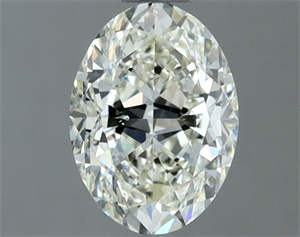 Picture of Natural Diamond 1.02 Carats, Oval with  Cut, J Color, VS1 Clarity and Certified by IGI