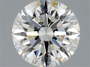 Picture of Natural Diamond 1.50 Carats, Round with Excellent Cut, F Color, IF Clarity and Certified by GIA