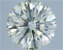 Natural Diamond 4.01 Carats, Round with Excellent Cut, M Color, SI2 Clarity and Certified by GIA